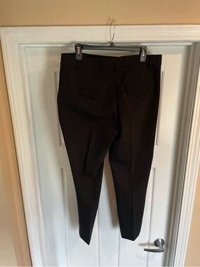 JL ATELIER Black Dress Pants Women's Flat Front Office Work Career